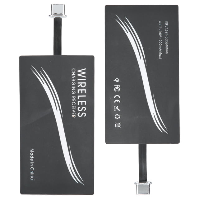 Stable Performance Adopt Self-adhesive Silicone Wireless Charger Receiver, Lightweight And Small Wireless Charger Adapter, For Mobile Phones