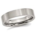 thumbnail image 1 of Mens 5mm Comfort Fit Titanium Wedding Band Ring, 1 of 5