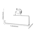 thumbnail image 3 of Toilet Paper Roll Rack Wall Mounted 180 Degree Rotation Easy Use For Bathroom Kitchen And Washroom, 3 of 7