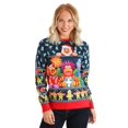 thumbnail image 1 of Fraggle Rock Sublimated Adult Ugly Christmas Sweater, 1 of 1