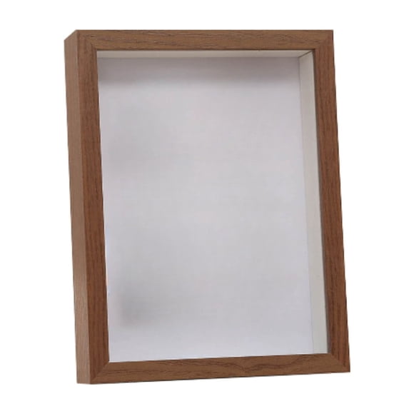 TopLLC Shadow Box Frame 6X4IN Memory Box Picture Frame Display Case For Bouquet Photos Keepsakes Medals Framed But Without Flowers on Clearance