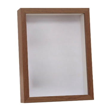 Vrorvz Cadre de Boîte d'Ombre en Bois avec Porte en Verre à Charnière pour Photos Photos Souvenirs Médailles Présentoir Convient pour Décoration de Maison Bureau Boîte Mémoire Personnalisée Étui pour Cadeaux et Objets de Collection