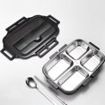 thumbnail image 3 of Dvkptbk bento box Stainless Steel Insulated Multi Layer Bento Food Container Storage Lunch Box 1L, 3 of 4