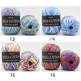 thumbnail image 3 of 50g Gradient Milk Cotton Yarn for Hand Knitting, Soft Baby Wool Crochet Thread, Multicolor, 3 of 7