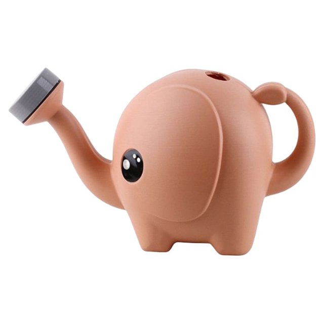 Guardoinrt Plastic Watering Can Flower Potted Pot Long Mouth Sprinkler Cartoon Elephant Shape Diffuser Bottle Irrigation Tools L
