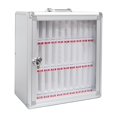 thumbnail image 1 of Bunblic Armoire de Rangement pour Téléphone Porte Transparente avec 2 Clés Boîte de Rangement Mobile Robuste 30 Fentes, 1 of 8