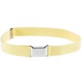 thumbnail image 1 of Ceinture Élastique Ajustable pour Enfants avec Boucle Carrée Argentée - Banane, 1 of 4