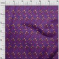 thumbnail image 2 of oneOone Silk Tabby Fabric Leaves & Floral Block Print Fabric By Yard 42 Inch Wide, 2 of 4