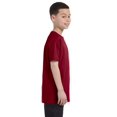 thumbnail image 2 of Jerzees Youth DRI-POWER Active Short Sleeve Crew T-Shirt, M, Cardinal, 2 of 2