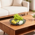 thumbnail image 2 of Ohufall 16cm 6.3In Plastic Fruit Platter Serving Tray Coffee Table Decor Home Living Room Candy Upscale Snack Plates, 2 of 6