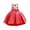 Red, variant on Birthday Dresses for Girls Toddler Girls Solid Color Pearl Embroidery Bowknot Birthday Party Flowers Gown Kids Dresses