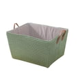 thumbnail image 1 of Jubipavy Clothing Storage Containers Laundry Basket Foldable Laundry Basket Dirty Laundry Basket Protective Sisal Rope Handle For College Dorms Bathroom Bedroom Laundry Hamper, 1 of 6
