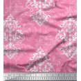 thumbnail image 1 of Soimoi Tissu en Rayonne Filigrane Damas Imprimé au Mètre 42 Pouces de Large, 1 of 3
