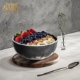 thumbnail image 3 of Thyme & Table Grey Drip Stoneware Round Cereal Bowl, 3 of 6