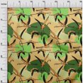 thumbnail image 3 of oneOone Velvet Yellow Fabric Flamingo Sewing Craft Projects Fabric Prints By Yard 58 Inch Wide, 3 of 5