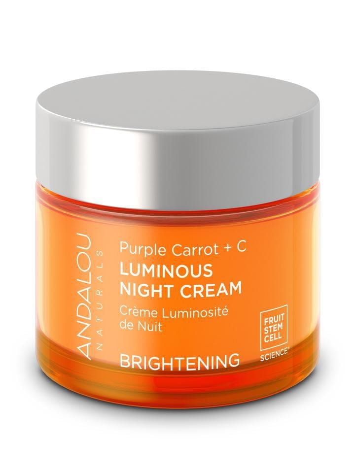 Andalou Naturals BRIGHTENING Purple Carrot + C Luminous Night Cream