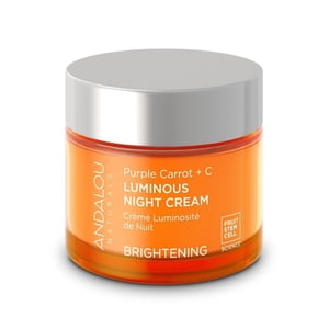 Andalou Naturals BRIGHTENING Purple Carotte + C Crème de nuit lumineuse