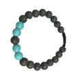thumbnail image 1 of Mode Correspondant Bracelets Réglable Noir Mat Roches Diffuseur Bracelet de Prière Perles Femmes Accessoires Cadeaux pour les Hommes 8mm Pin, 1 of 6