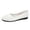 03_White, variant on GPOECD Ballerina Flats Round Toe Solid Color Knitted Mesh Slip On Comfortable Summer Casual Shoes for Women 03_Green,42