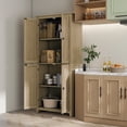 thumbnail image 2 of HOMCOM Garde-Manger de Cuisine Autoportant de 72 Pouces, Armoire Buffet, Naturel, 2 of 10