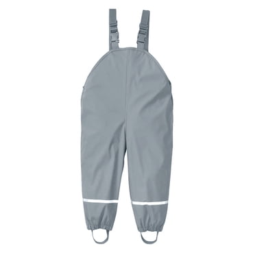Toddler Rain Pants Kids Waterproof Pants Boys Overalls Kids Rain Suit for Kids 1-3 Years