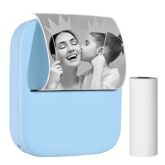 Arealer X1 Portable Mini Pocket Printer 80mm BT Wireless Thermal Photo Printer 300dpi Picture Memo Notes Lists Journal Receipt Paper Printer Sticker Inkless Printing