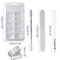 thumbnail image 3 of Nail Extension Gel Set Nail Gel Kit Lightweight Practical Nails Starter Set Professional Kit Nail Manicure Salon Set for Beginners Type4, 3 of 9