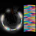 thumbnail image 1 of EGNMCR 40pcs Car Wheel Reflective Stickers Stripe Rim Reflective Decals Night Decoration Reflective Strips For Cars Trucks Auto Reflective Tire Stickers, 1 of 8