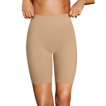 Maidenform Womens SmoothTec Slip Short, L, Nude 1/Transparent