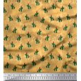 thumbnail image 1 of Soimoi Poly Georgette Fabric Cactus Tree Print Sewing Fabric Yard 42 Inch Wide, 1 of 5