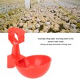 thumbnail image 3 of Poultry Watering Bowl, Chicken Waterer Cups Automatic 6PCS Plastic  For Henhouse, 3 of 8