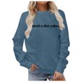 thumbnail image 1 of Chandail de Mode d'Hiver pour Femmes, Imprimé Festif de Noël, Haut à Col Rond, Chandails à Capuchon Mignons pour Femmes, Chandail à Capuchon pour Femmes, Chandails Confortables pour Femmes, Chandails à Capuchon Butter pour Femmes, Sweat pour Dames, Softball pour Filles, Échauffement, 1 of 5