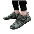 thumbnail image 2 of HBFAGFB Mens Sneakers Mesh Breathable Round Head Low Top Soft Bottom Breathable Sneakers Green Size 41, 2 of 7