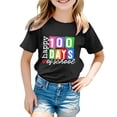 thumbnail image 1 of HNMKIU T-Shirt Décontracté à Manches Courtes pour Filles, Imprimé Tendance, Col Rond, Confortable et Ample pour un Usage Quotidien, 1 of 4