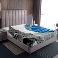 thumbnail image 4 of Erosebridal Cute Raccoon Full Sheet Sets for Kids, Sunflower Bedding Full Size, Rustic Animal Decor, 4pcs, 4 of 7