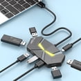 thumbnail image 2 of Station d'Accueil Hub Multifonction Type-C+USB pour Ordinateur, Téléphone Mobile et Tablette, 2 of 8