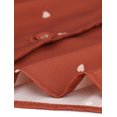 thumbnail image 3 of INSPIRE CHIC Hauts Vintage à Manches Longues Imprimés des Années 1950 pour Femmes TP Marron Rouge, 3 of 7