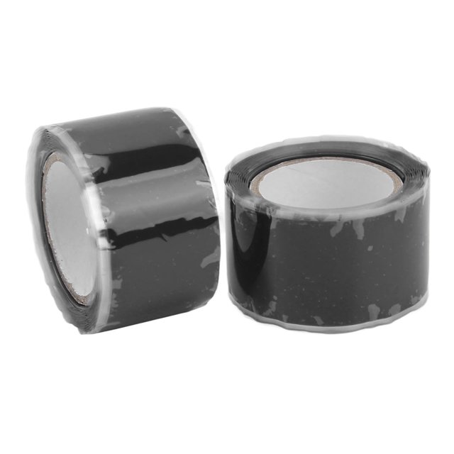 Waterproof Silicone Tape, Self Fusing Tape Easy Operation Multifunctional For Home Hose Repair Black