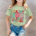 thumbnail image 2 of MEZZALL T-Shirts Imprimés pour Enfants Saison Scolaire Col Rond T-Shirt à Manches Courtes pour Garçons Filles Tee Hauts Douillets, 4-5 Ans, 2 of 4