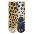 thumbnail image 2 of Animal Paw Crew Socks Realistic 3D Printed Socks Animal Paw Socks for Adults, 2 of 10