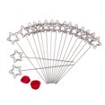 thumbnail image 4 of 50 Pcs Porte-Photos en Métal Porte-Places Porte-Cartes Clips Porte-Mémo Clips Verticaux Support de Pince Mémo Pince d'Affichage Photo pour Mariage Fête Rassemblements Bureau Bureau Pinces Photo, Argent, 4 of 8