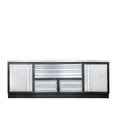 thumbnail image 2 of TMG Industrial Stainless Steel Workbench, 7', TMG Heavy Series, 7 Lockable Drawers, 2 Storage Cabinets, All-in-One Welded Frame, TMG-WB707S, 2 of 9