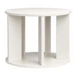 Flynix Bureau 360 Degré Rotation bibliothèque, Corner Storage Rack Compact Book Stand Table plate-forme de livre polyvalente Top Bibliothèque pour le bureau