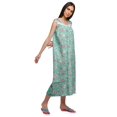 thumbnail image 2 of Moomaya Chemise de Nuit à Manches pour Femmes, Imprimée, en Coton, 2 of 5