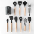 thumbnail image 3 of Amdohai 9PCS Cooking Utensils with Storage Holder Kitchen Utensil Set Silicone, 3 of 7