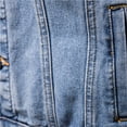 thumbnail image 4 of Denim Jacket Men Mens Fashion Casual Jacket Denim Outdoor Single-breasted Jacket Tooling Jacket, 4 of 9