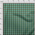 thumbnail image 3 of oneOone Viscose Chiffon Dark Olive Green Fabric Check Sewing Craft Projects Fabric Prints By Yard 42 Inch Wide, 3 of 4