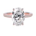 thumbnail image 4 of Birdeem Bague de Fiançailles Coupe Ovale Classique, 4 of 5