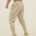 thumbnail image 4 of LSLJS Men Casual Mode Lacets Élastiques Taille Mi-Haute Poche Extensible Sports Pants, 4 of 5