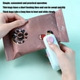 thumbnail image 4 of Vacemry Mini Scelleuse de Sacs, Machine Portative à Main pour Sceller les Aliments pour Sacs en Plastique, Dispositif de Rangement pour Collations Sans Pile pour la Conservation des Aliments dans la Cuisine, le Garde-Manger, les Voyages et le Camping, 4 of 6
